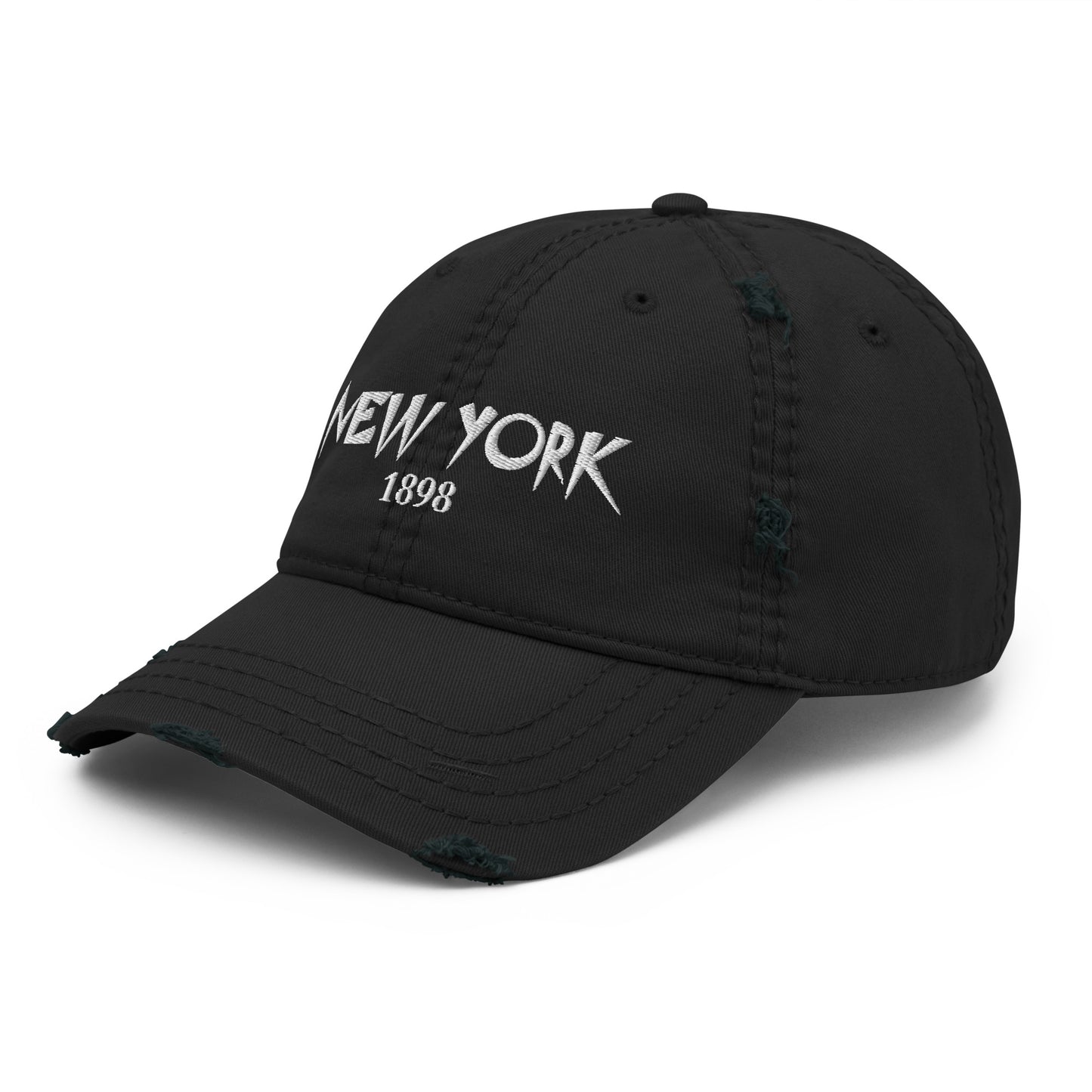 Metropolis 1898 Distressed Black Hat